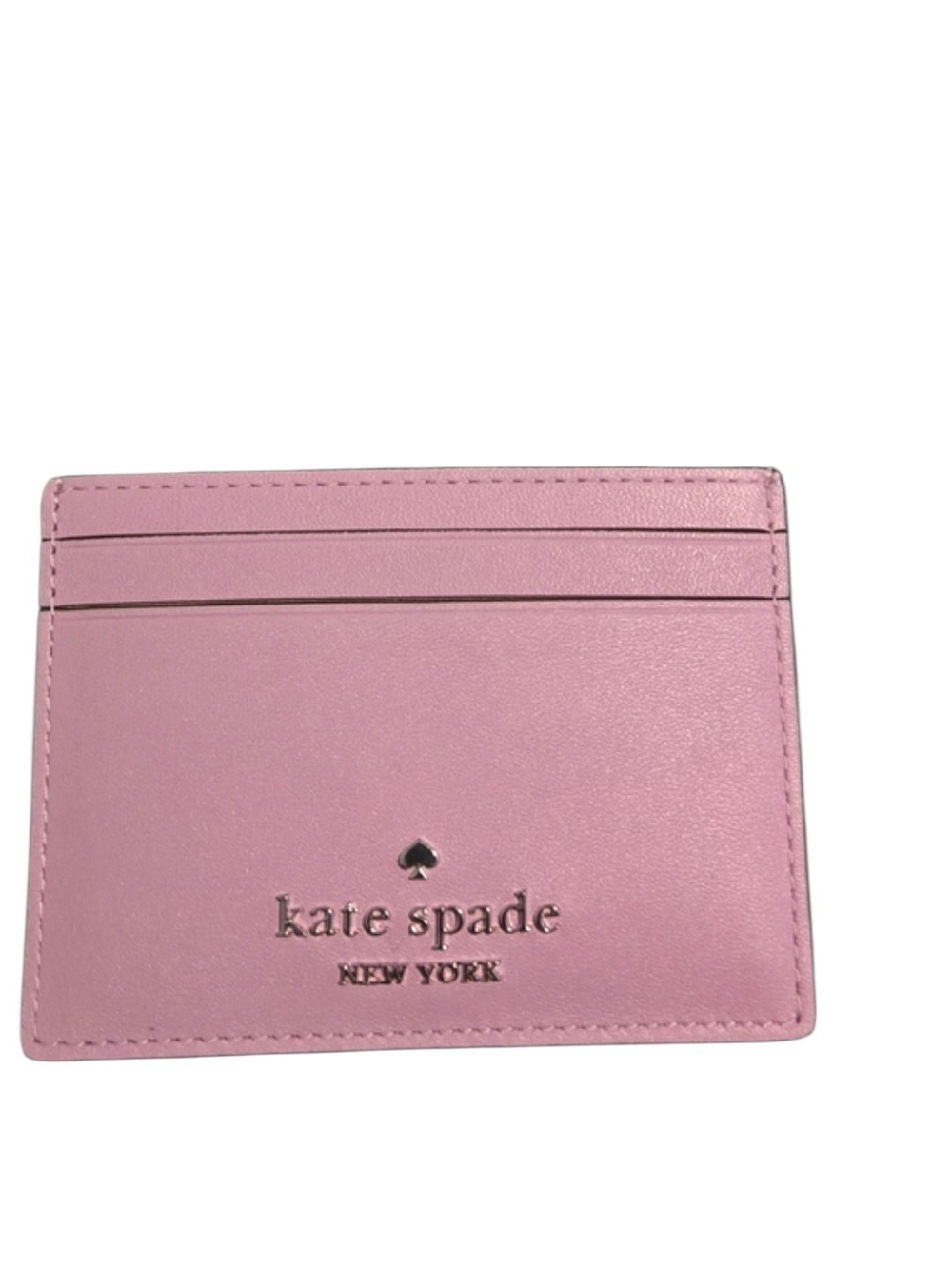 kate spade Pink Leather Slim Card Holder